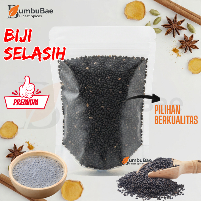 Bumbubae - Biji Selasih Untuk Bikin Es selasih, kue dll
