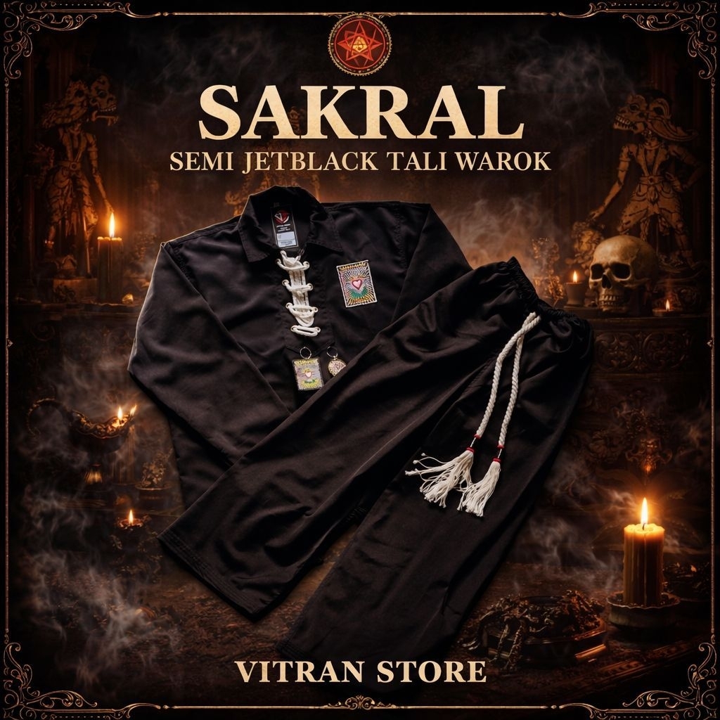 SAKRAL WARGA PSHT SEMI JETBLACK TALI WAROK
