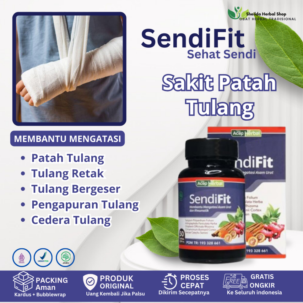 Obat Patah Tulang, Tulang Retak, Tulang Bergeser, Pengapuran Tulang, Tulang Rapuh, Tulang Retak Akib