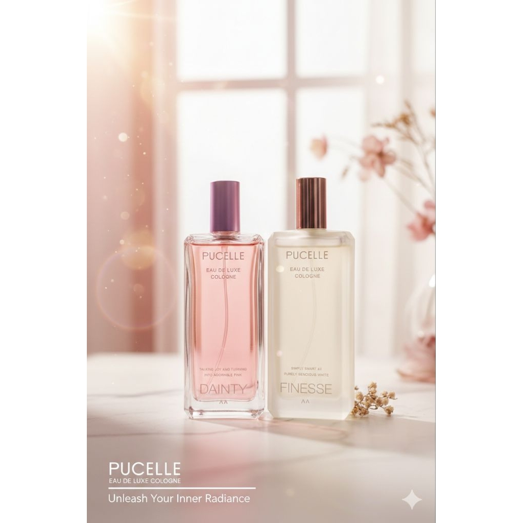 PUCCELE - PARFUM EAU DE LUXE COLOGNE . DAINTY & FINESSY