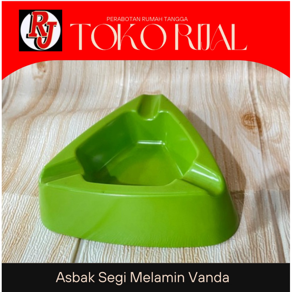 Asbak Segi Melamin Vanda