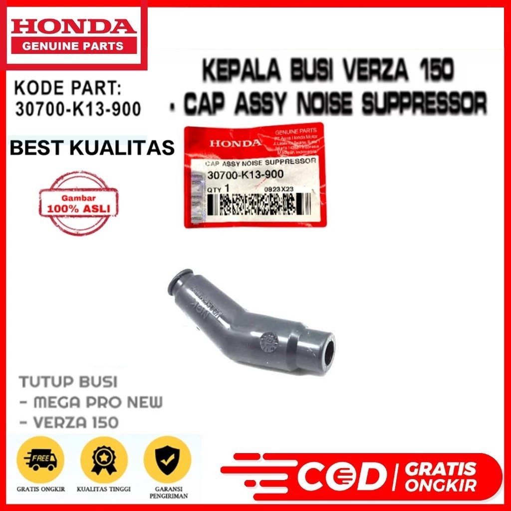TUTUP BUSI CAP ASSY NOISE SUPPRESSOR CANGKLONG (Kepala Busi) – Honda CRF 150L, CB150 Verza, Verza 15