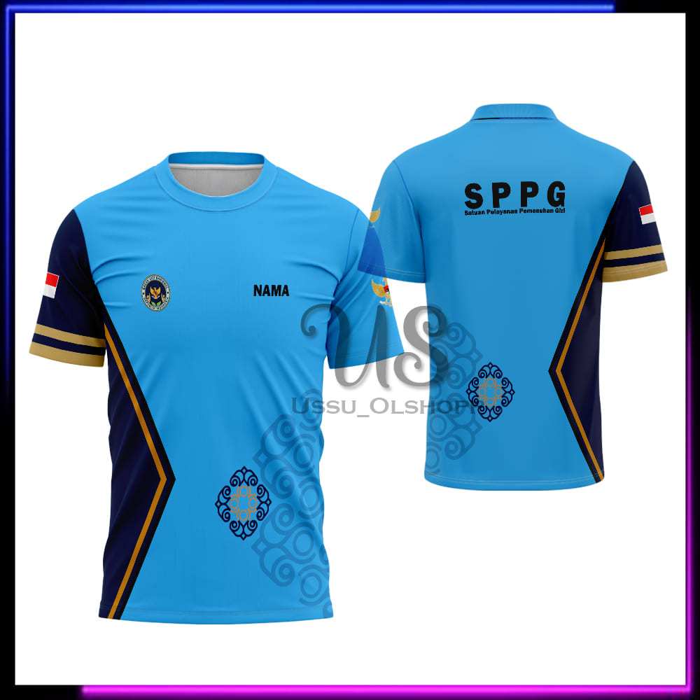 Jersey SPPG Baju Seragam Jersey SPPG/BGN Gratis Custom Nama