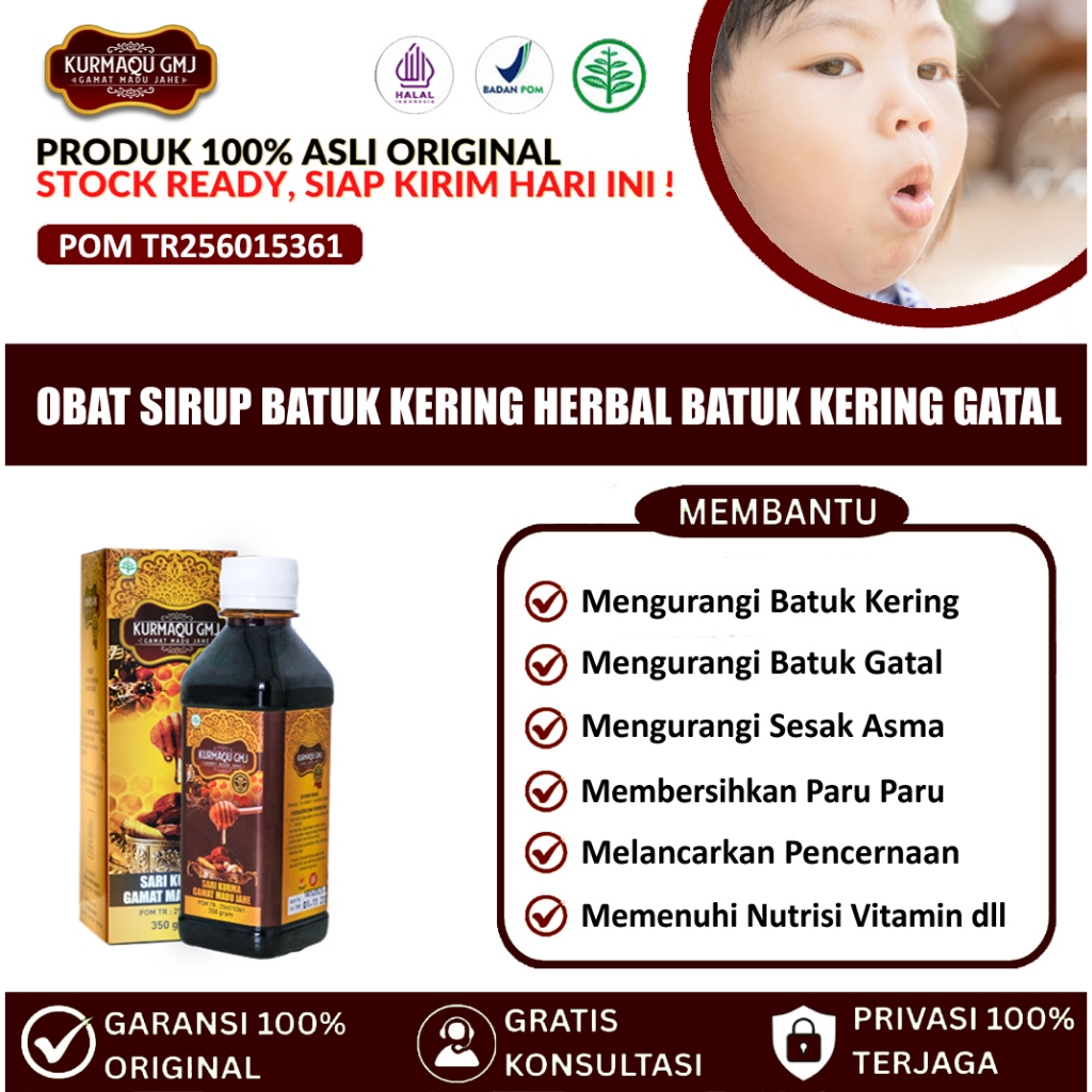 Obat Batuk Kering Herbal, Batuk Kering Gatal, Mengatasi Batuk Kering Anak 1,2,3,4,5,6,7,8 Tahun, Bat