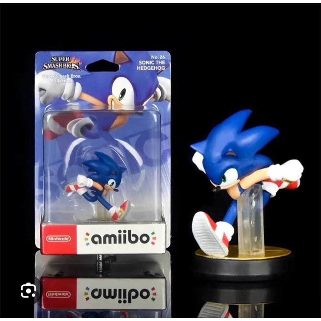 Action Figure Super Smash Bros Collection Sonic Amiibo Character The Hedgehog Recast Statue