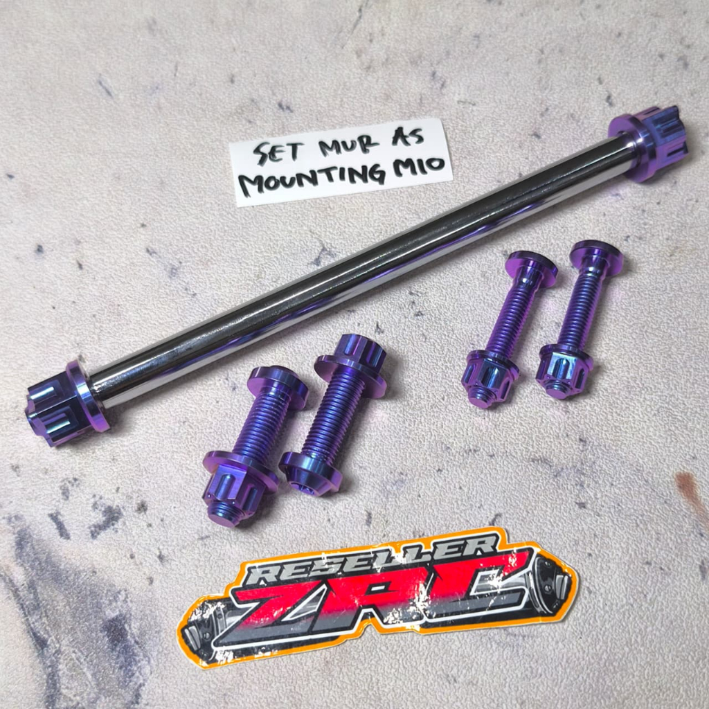 Baut Set As Mounting Mio Titanium / Baut Mounting Mio Titanium