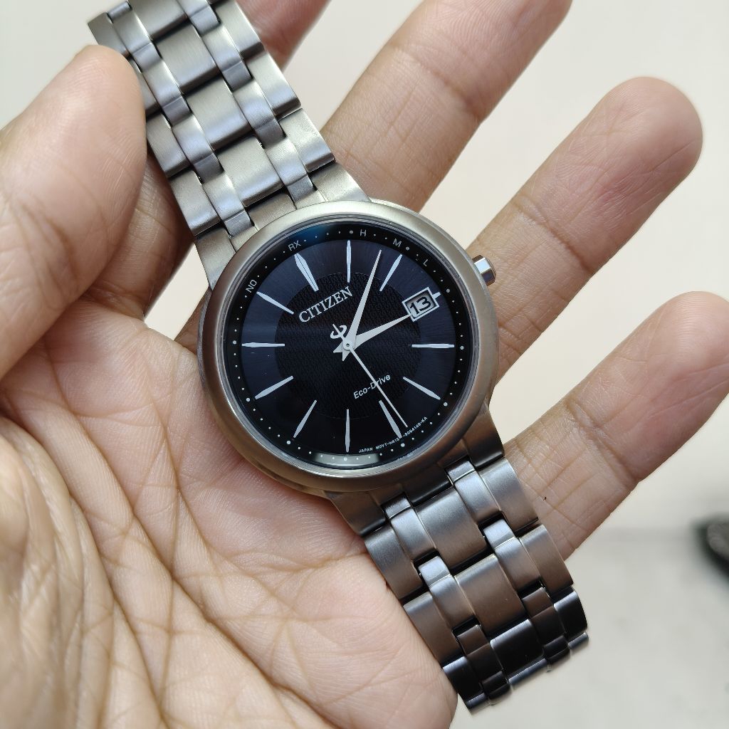 Citizen titanium Duratect ECO Drive Radio Controlled H415