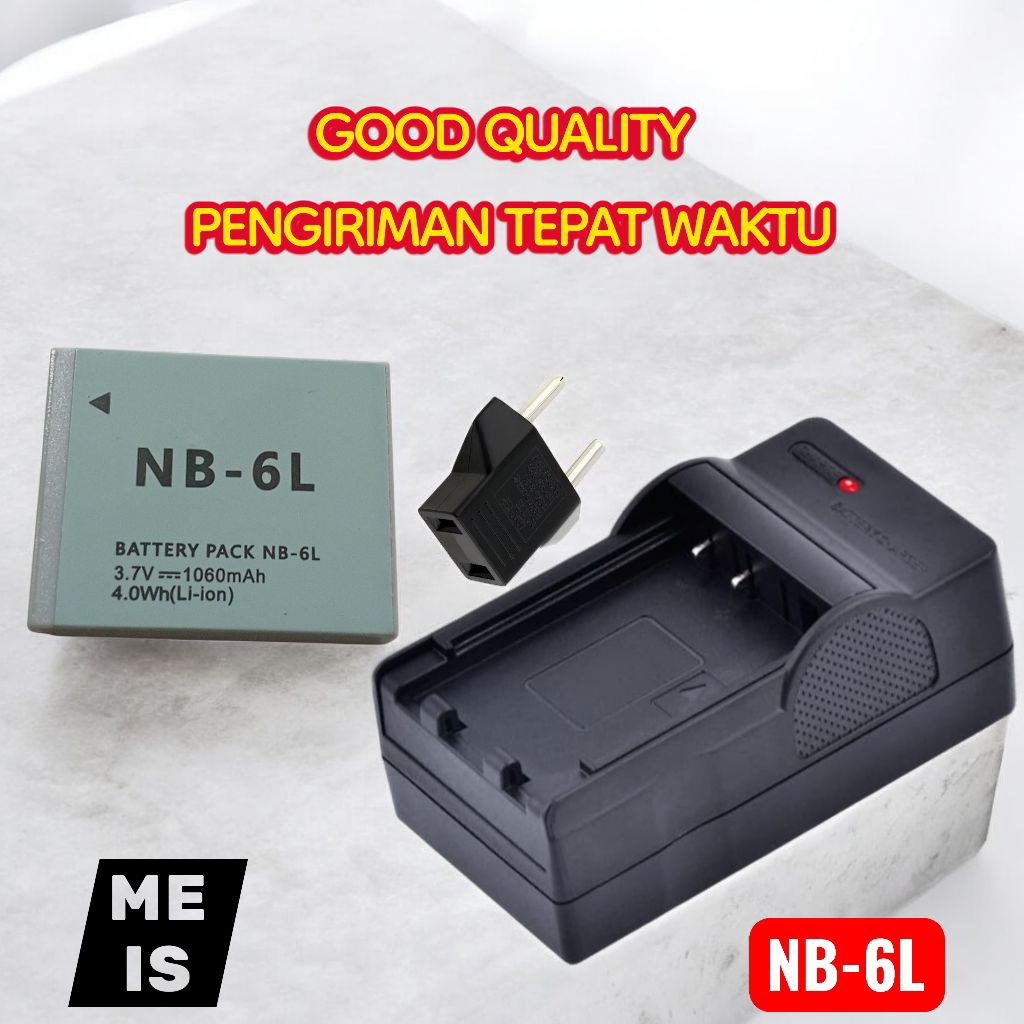 Baterai & Charger Canon IXUS 85IS 200 210 105 - Powershot D10 Batre Casan