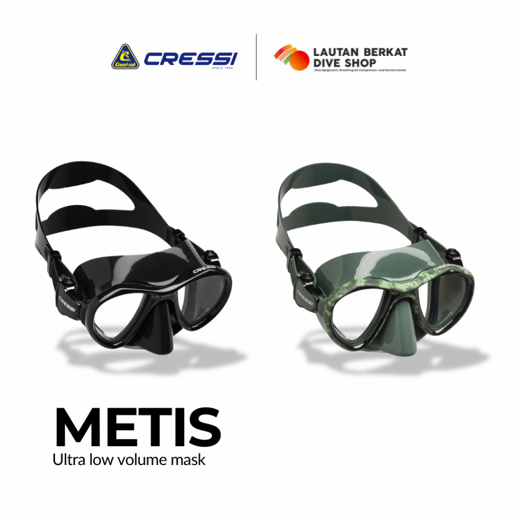 Cressi Metis Low Volume Mask | Free Diving & Spearfishing