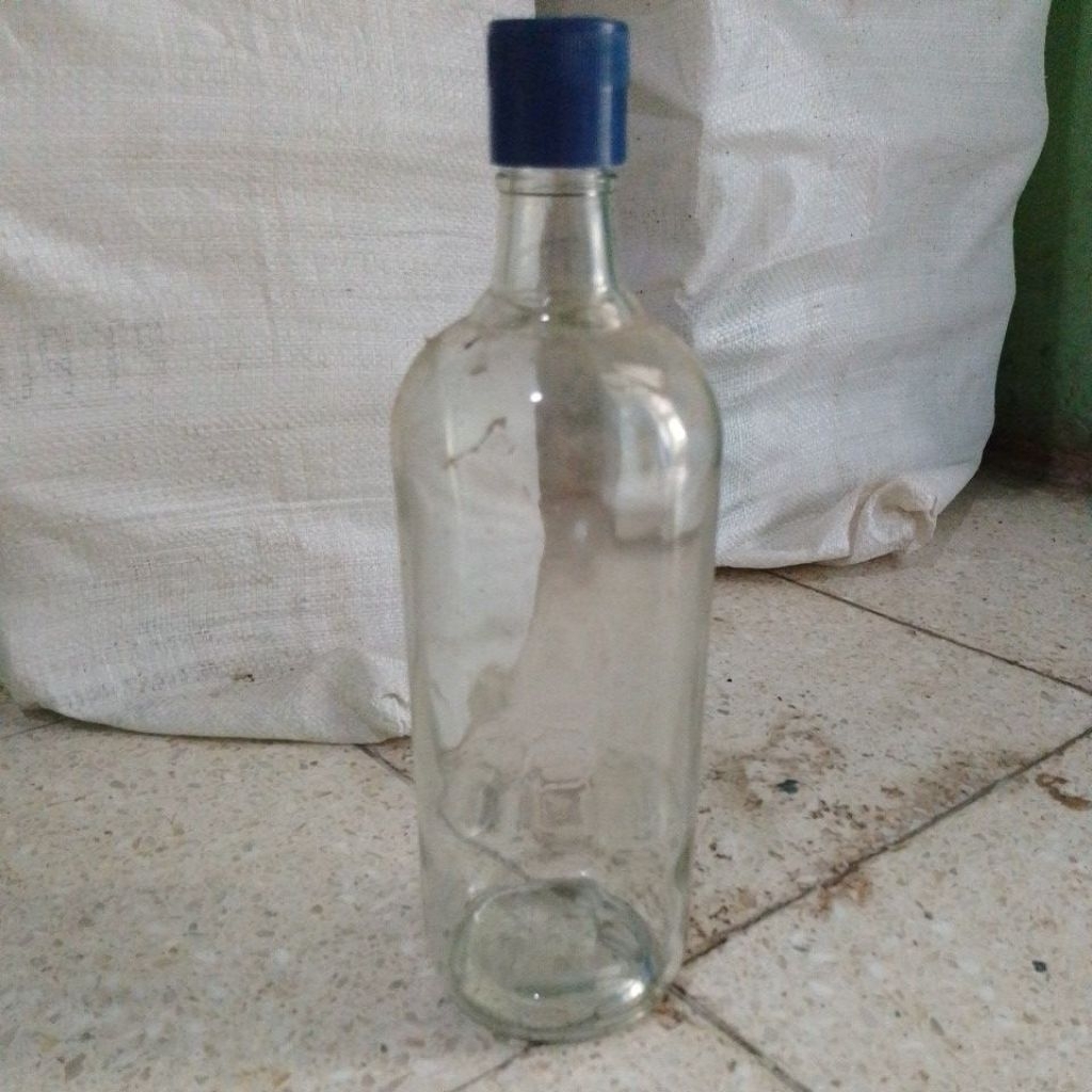 Botol Kaca 1 Liter Tutup Ulir untuk minuman madu bensin