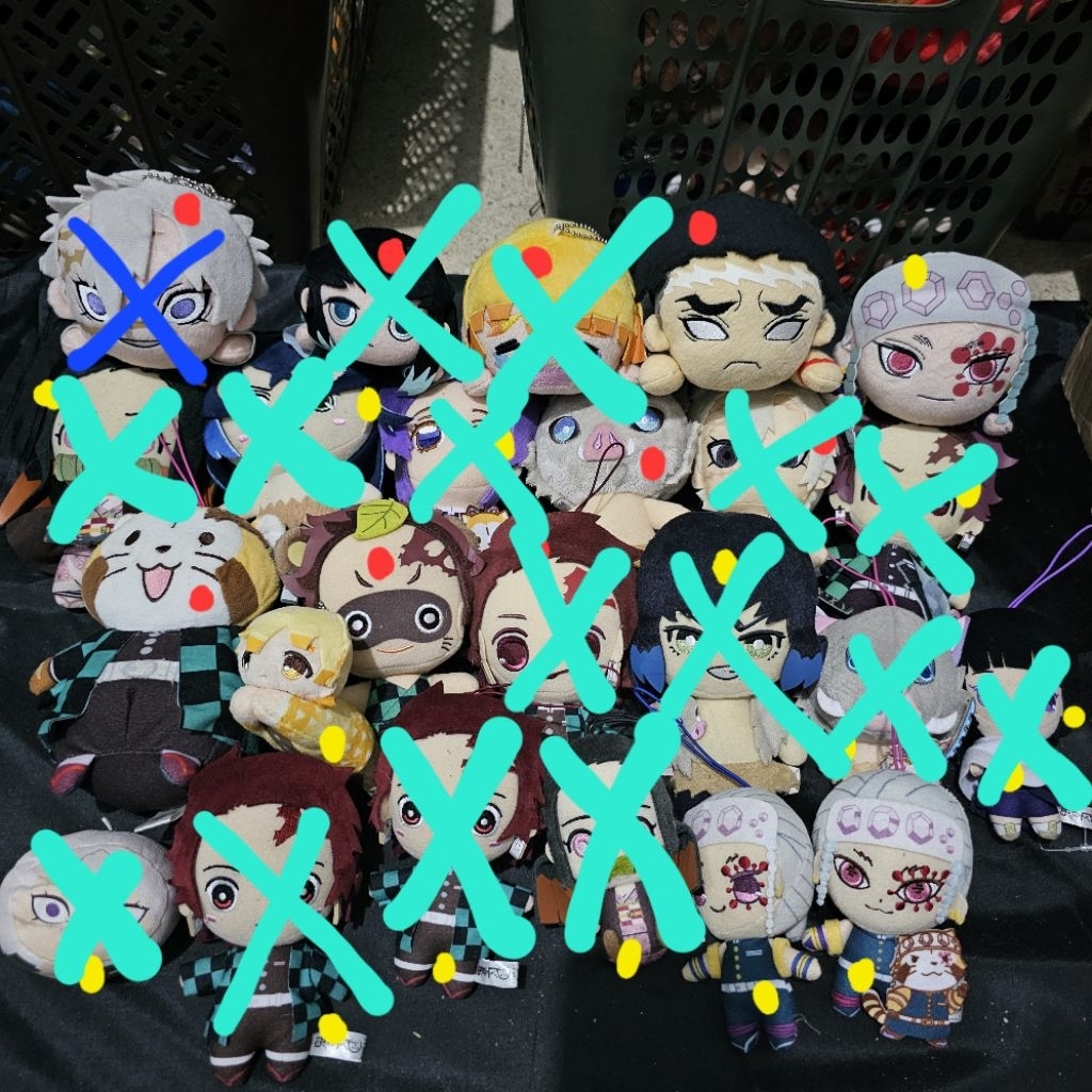 HARGA SATUAN original plush sega banpresto kimetsu no yaiba zenitsu sanemi inosuke tokito kanroji dk