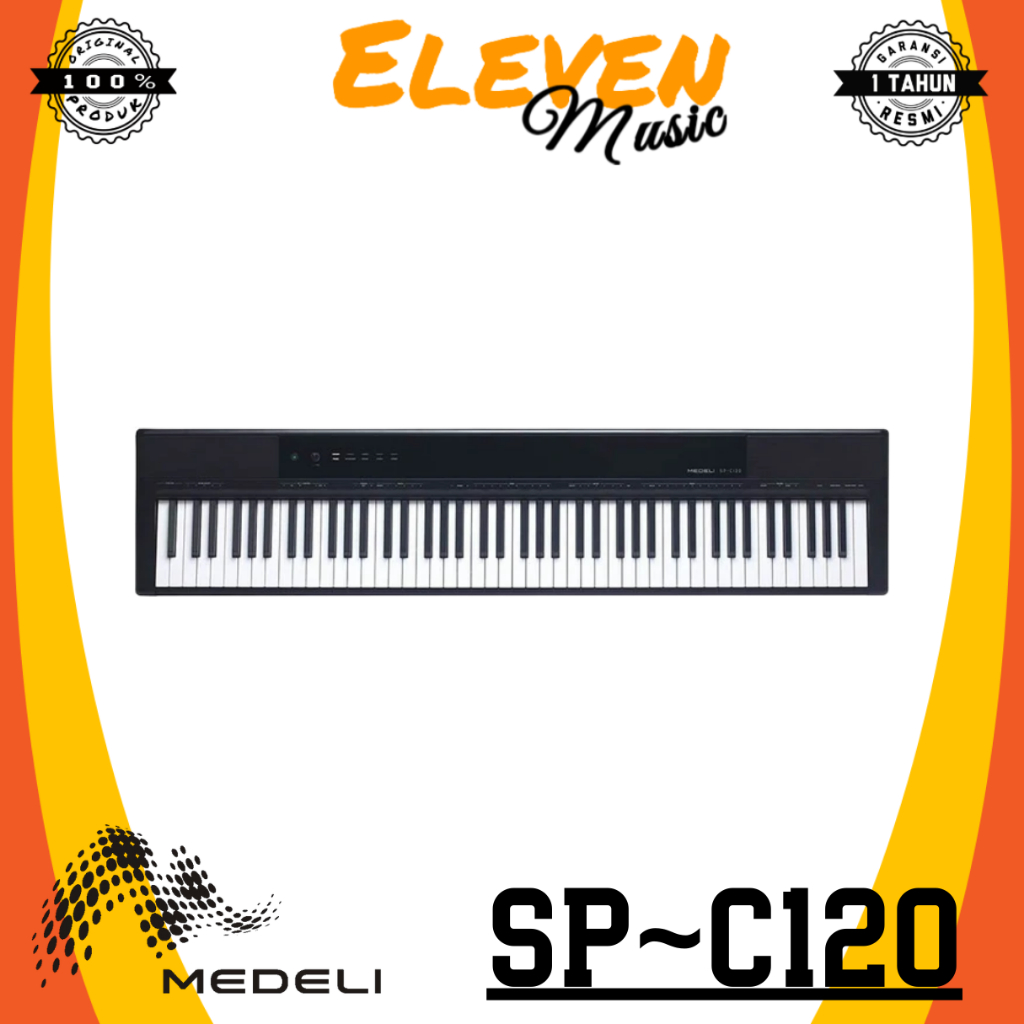 Medeli SP-C120 Digital Piano 88-Keys Medeli SPC120 Compact Digital Stage Piano