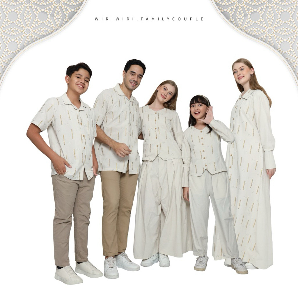 WIRIWIRI SERIES RAYA 2026 SARIMBIT LINEN EMBRO HARSA (BEIGE)