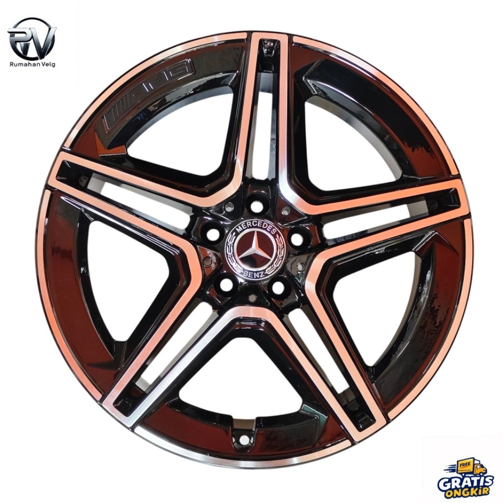 Velg Mobil AMG CLS Class C257 Ring19x8,5/9,5 Lobang.5 Pcd. 100