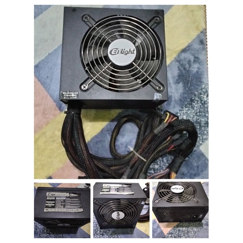 Power Supply Enlight 600w 8pin pga jual minus psu lemah