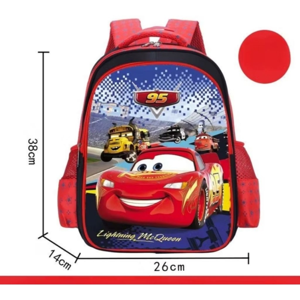 Tas ransel cars mobil anak backpack cars mobil anak tas ransel anak karakter cars mobil