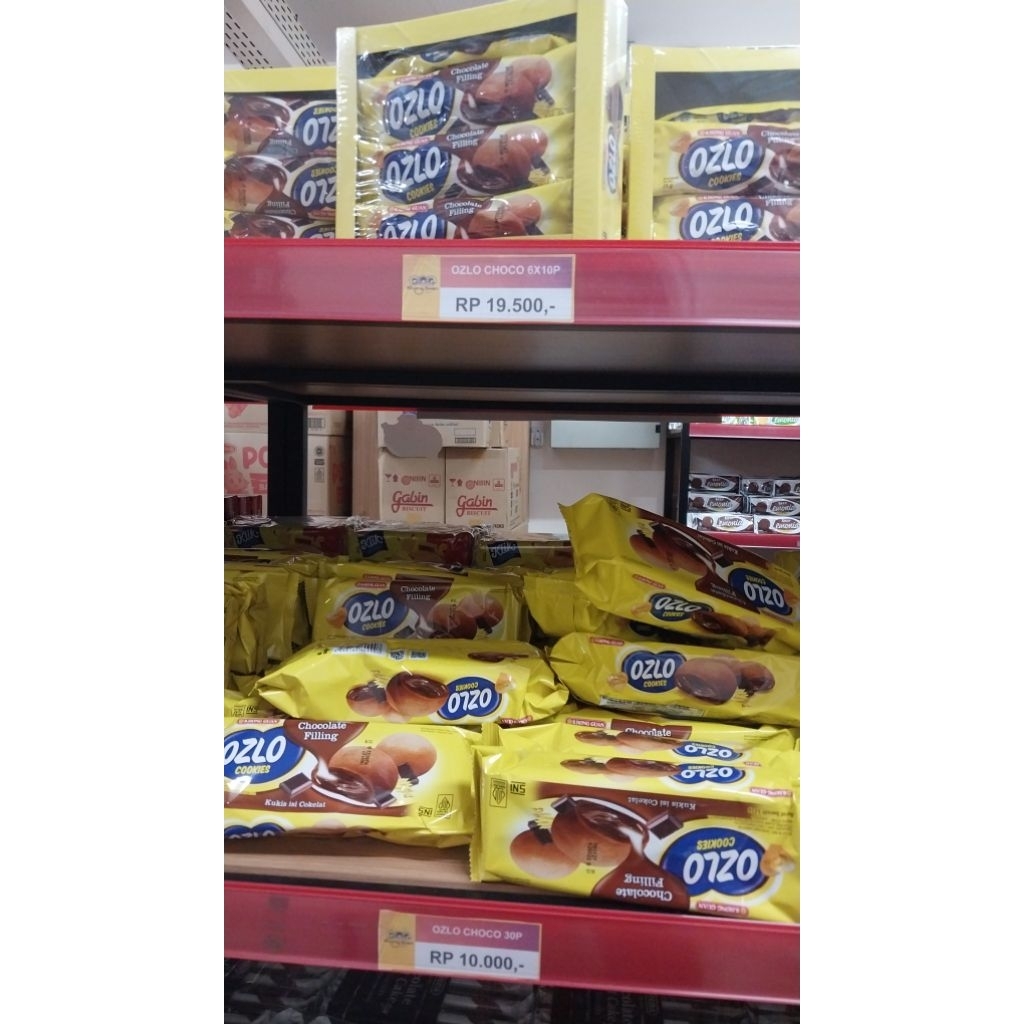 ozlo,biskuit cream coklat