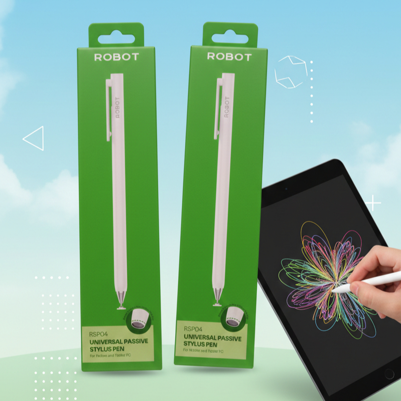 ROBOT RSP04 Stylus Pen Universal Compatible Mackbook ,Android, Ios ,Microsoft
