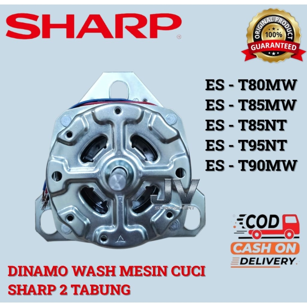DINAMO WASH / DINAMO PENCUCI MESIN CUCI SHARP 2 TABUNG ES-T80MW ES-T85MW ES-T85NT ES-T95NT ES-T90MW