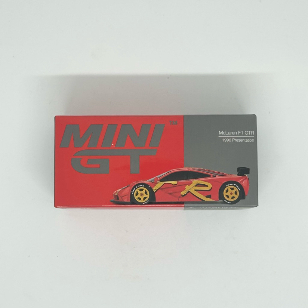 Mini GT Mclaren F1 GTR 1996 Presentation Unsealed