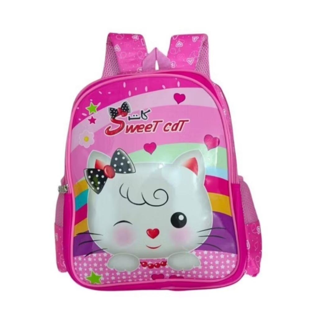 Tas ransel kucing anak backpack kucing anak tas ransel anak lucu motif kucing