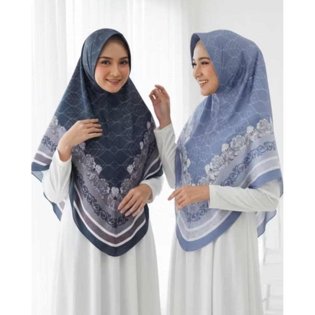 Jilbab Kerudung Hijab Bergo Instan SUBLIM uk XL Jersey Premium Spandex Zoya Dewasa Standart by Zoya 