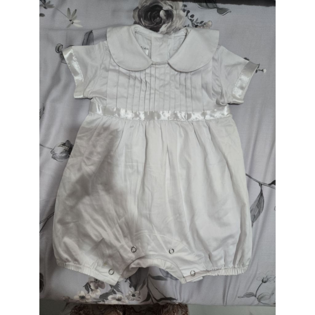 Preloved Romper Mini Marlan Putih 3-6 bulan