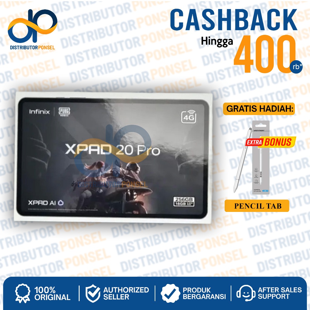 Infinix XPAD 20 Pro 8/256GB 4/128GB Garansi Resmi | X Pad 20