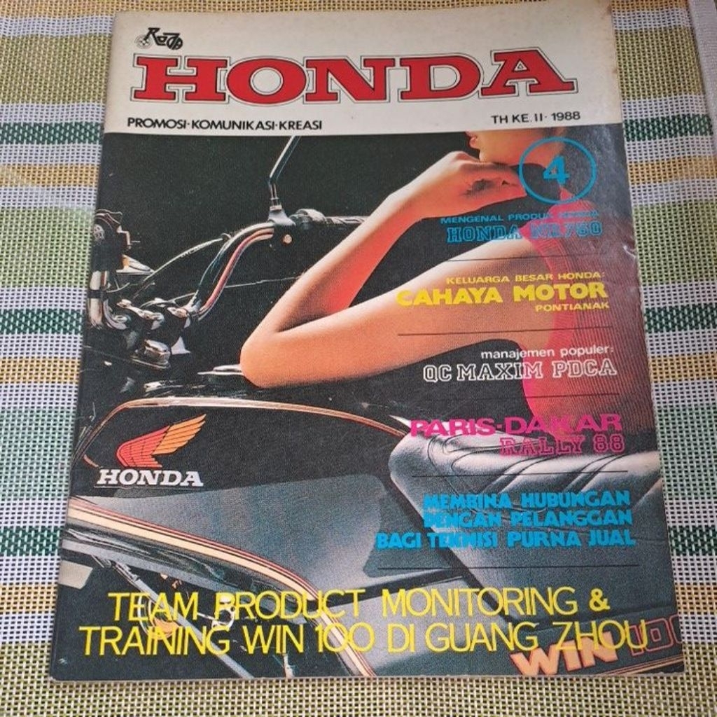Majalah Honda Edisi Tahun 1988