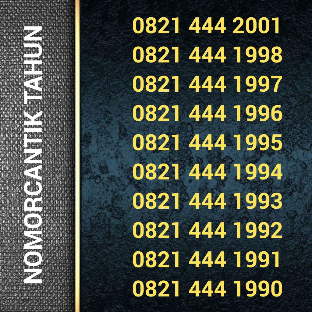 Kartu Perdana SIMPATI 11 Digit 0821 444 1980 1982 1983 1984 1985 1986 1987 1988 1989 1990 1991 1992 