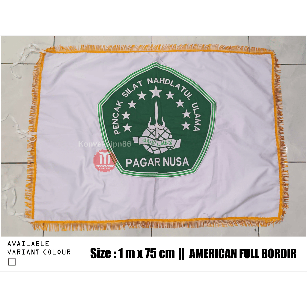Bendera pataka PAGAR NUSA Full Bordir