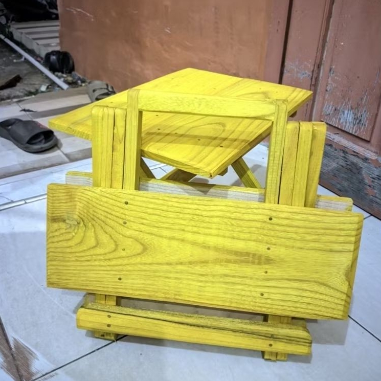 REHAL LIPAT KAYU TEBAL / MEJA LIPAT/ REKAL MEJA MENGAJI MEJA AL-QUR'AN KAYU LOKAL UKURAN LEBAR 35×25