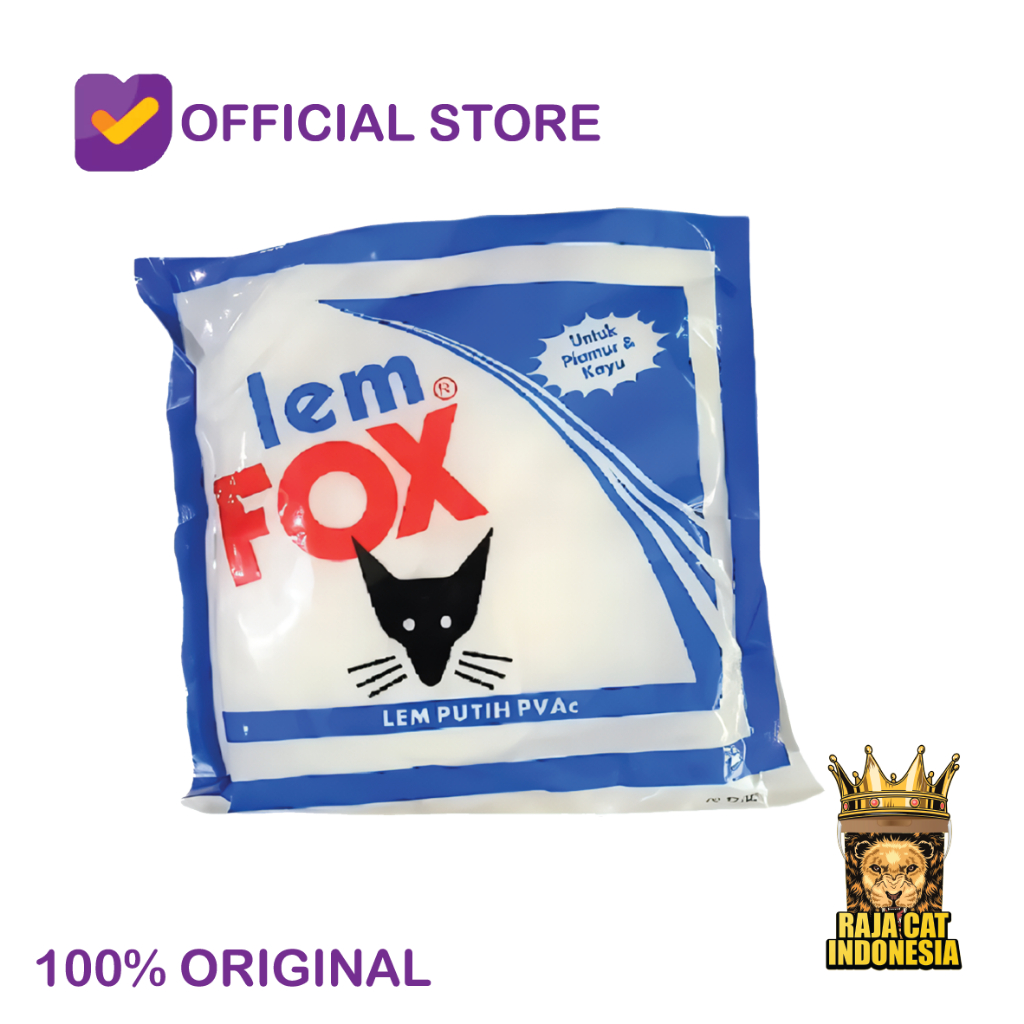 LEM SERBAGUNA | LEM FOX PUTIH SACHET 350 GR