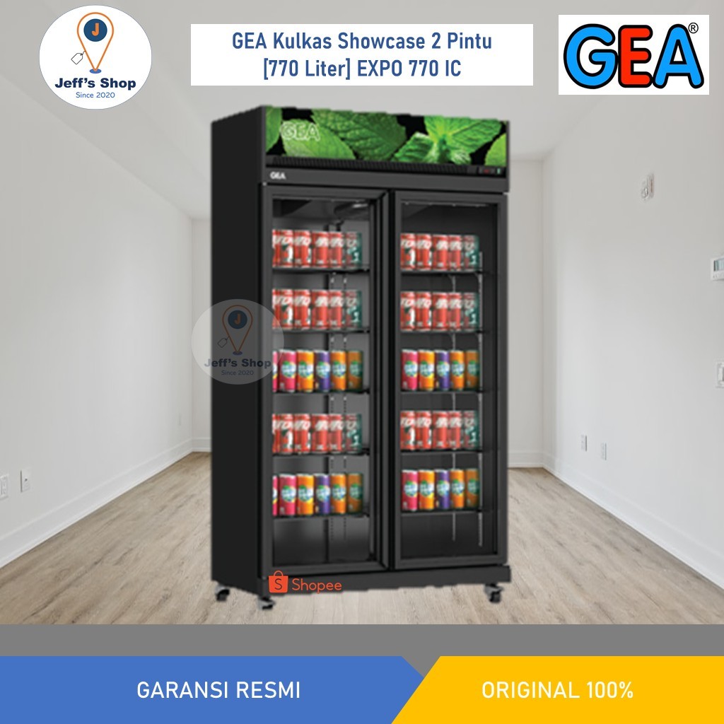 GEA Kulkas Showcase 2 Pintu [770 Liter] EXPO 770 IC