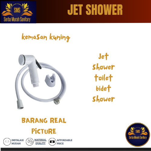 Jet shower toilet / toilet shower / bidet shower / shower bidet (putih)