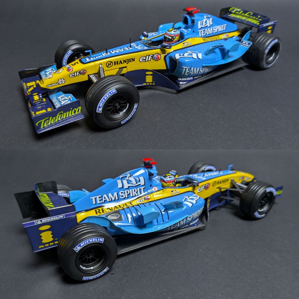 Hot Wheels Racing Renault R25 2005 - Fernando Alonso - 1/18 Scale