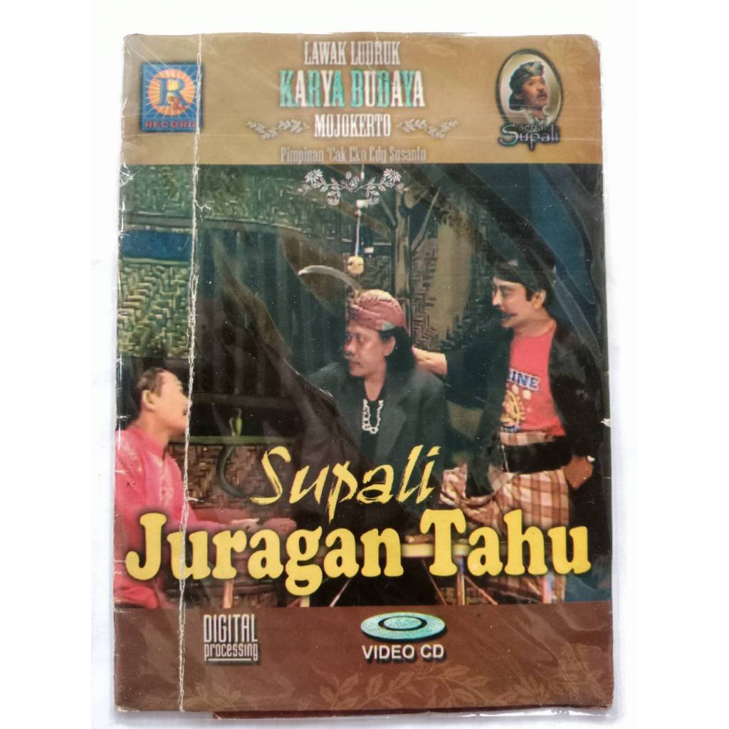 VCD Lawak Ludruk Karya Budaya Supali Juragan Tahu