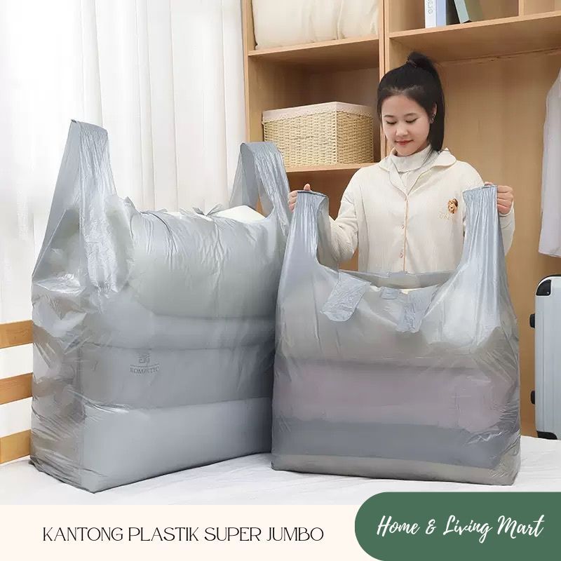 HLM KANTONG KRESEK PLASTIK TEBAL PREMIUM KANTONG PLASTIK SUPER JUMBO UNTUK PINDAH RUMAH BAJU SELIMUT