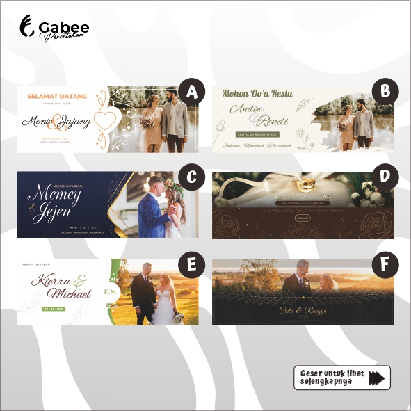 BANNER / SPANDUK / BACKDROP WEDDING / PERNIKAHAN / NIKAH