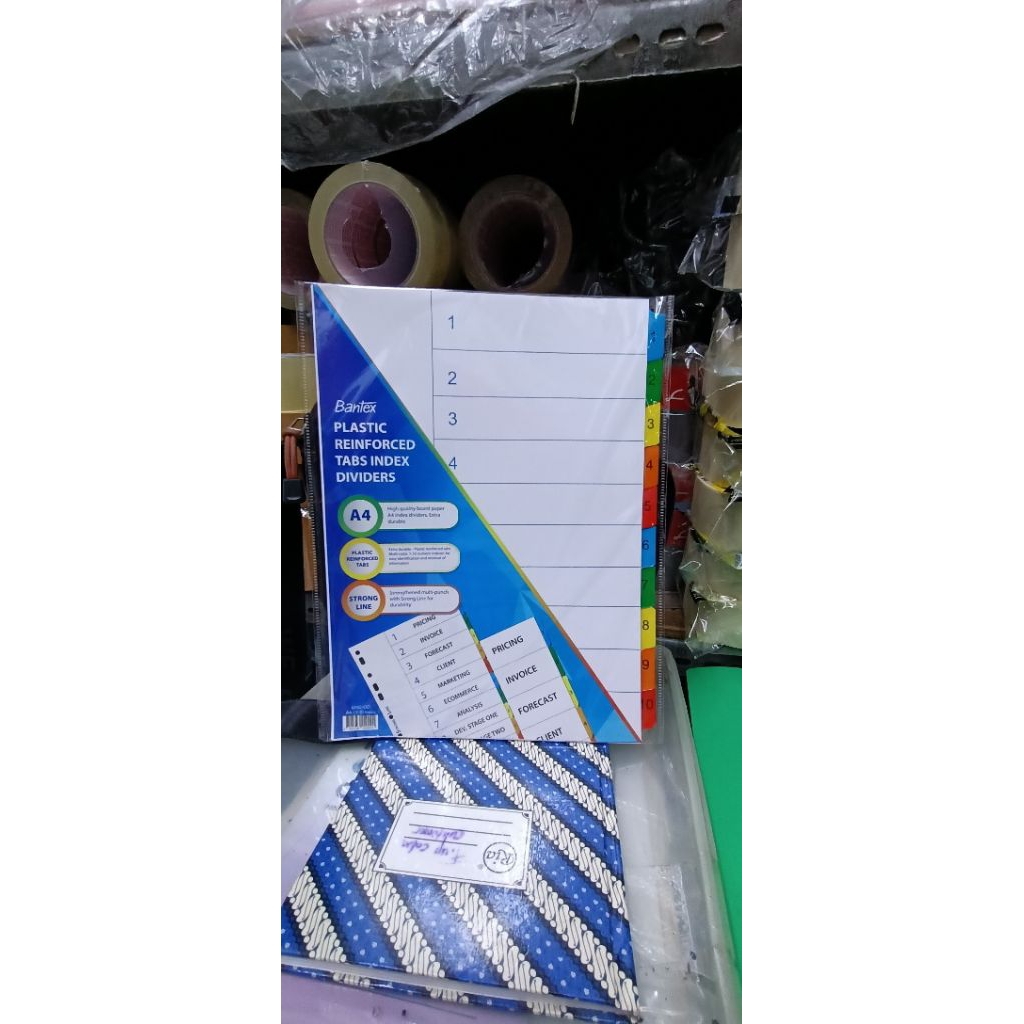 Divider / Index 6240 A4 (1-10) Bantex