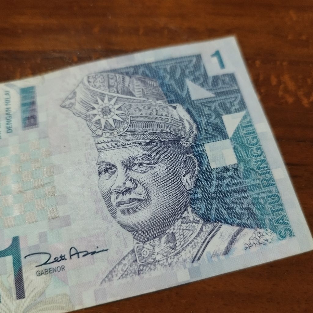 koleksi uang 1 ringgit Malaysia RM 1