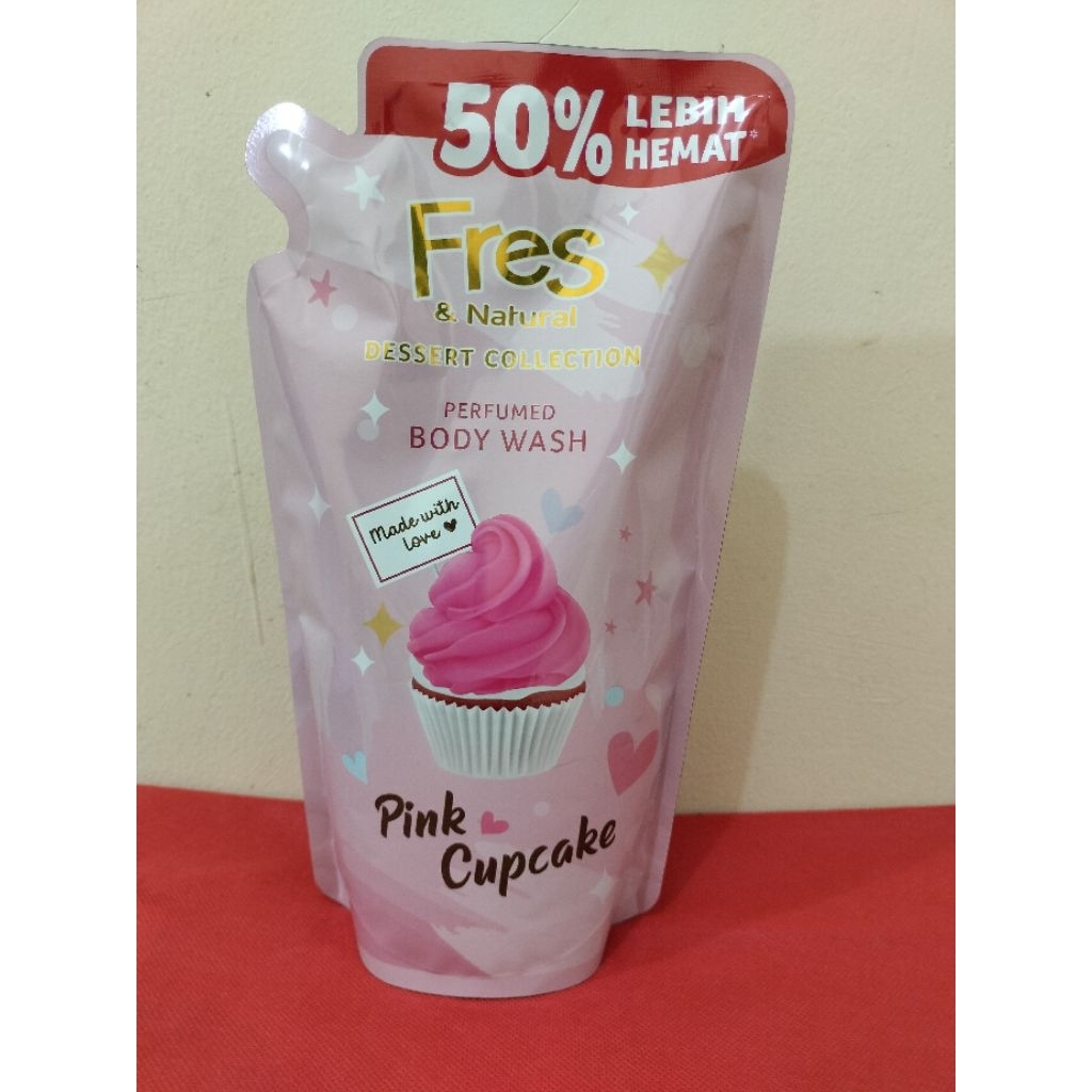Fress Sabun Mandi Cair Refill 800ml Pink Blossom | Sabun Badan Wangi Tahan Lama Original