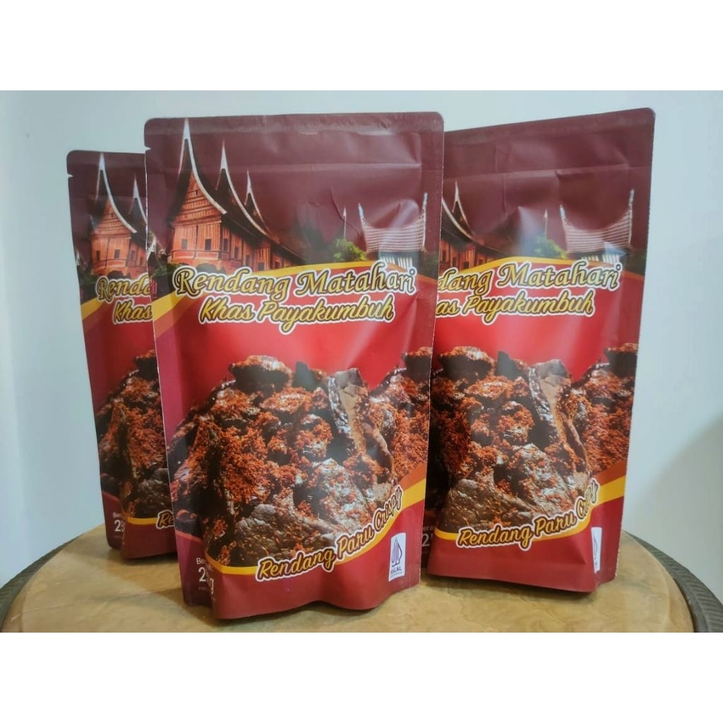 Rendang Paru - Paru Sapi Kering 250 Gram