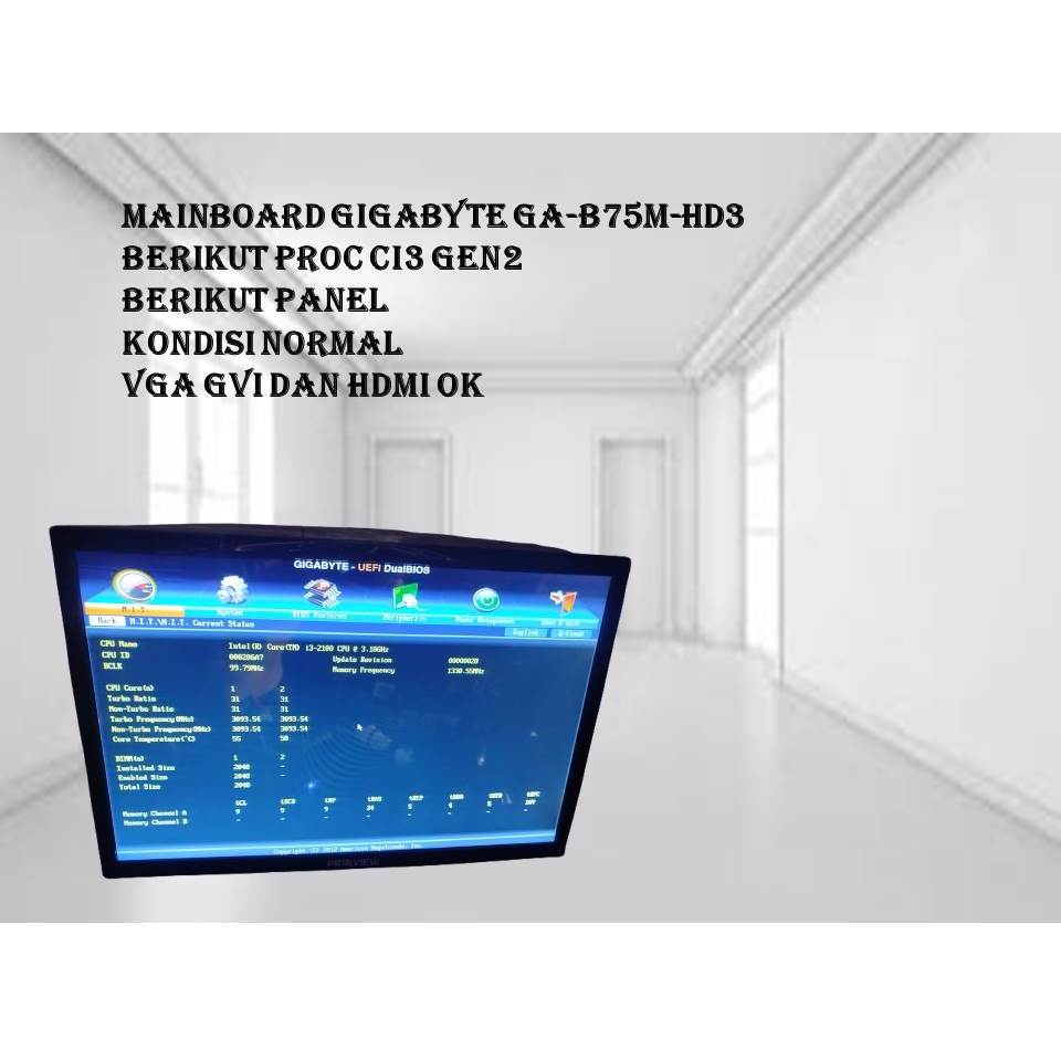 MAINBOARD PC GIGABYTE GA 875M-HD3