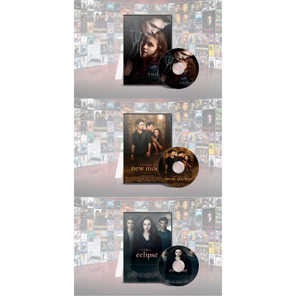 DVD The Twilight Saga New Moon Eclipse Breaking Dawn Part 1 & 2 (2008-2012)