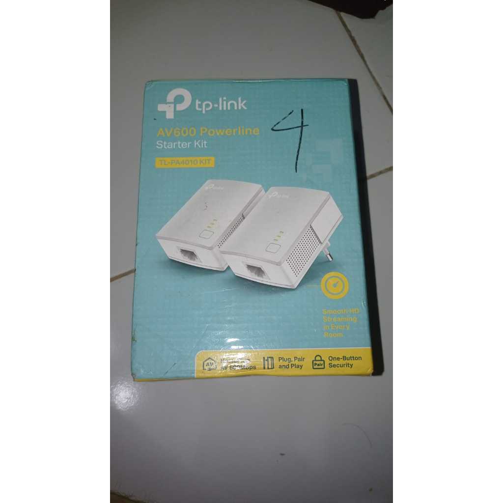 TP-Link TL-PA4010P KIT AV600 Passthrough Powerline KIT
