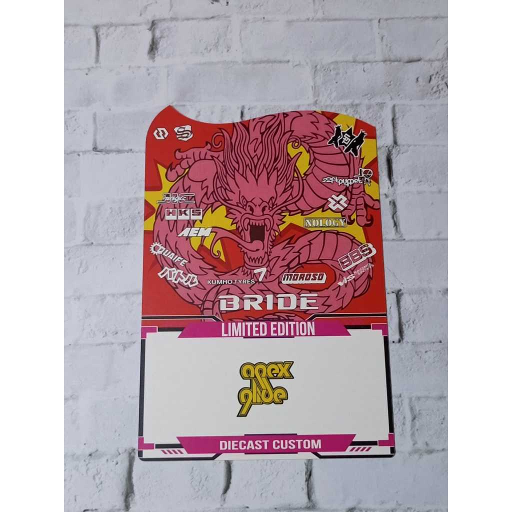 [Custom Card] Blister custom untuk diecast custom Universal tema Apex Gilde
