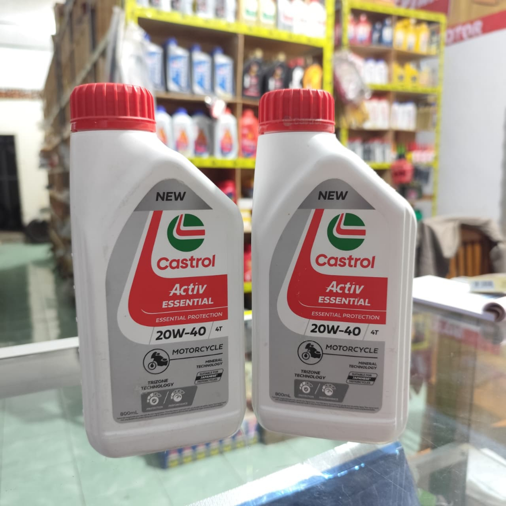 OLI CASTROL ACTIV 20W-40 800ml untuk motor bebek