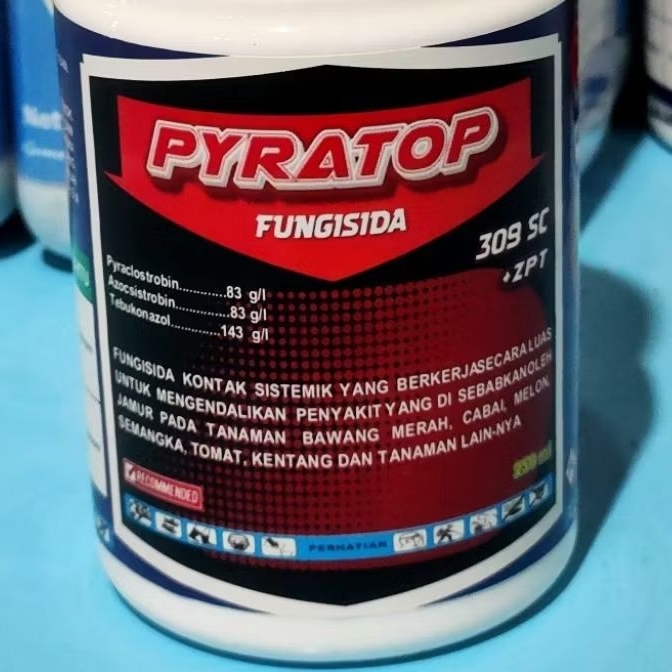 fungisida pyraklostrobin + azoksistrobin + tebukonazol 250 ml