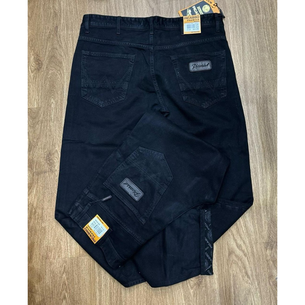 PICASSO[series W]celana jeans picasso,denim,TIDAK KARET/slimfit panjang.
